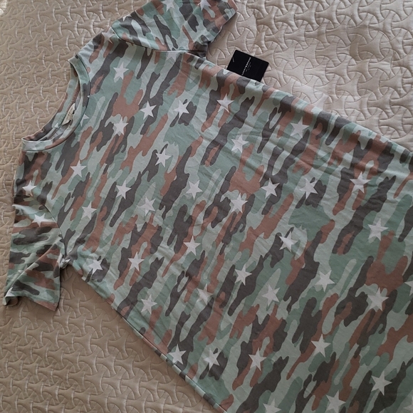 Lucky Brand Camo T-Shirt Dress - Picture 1 of 4